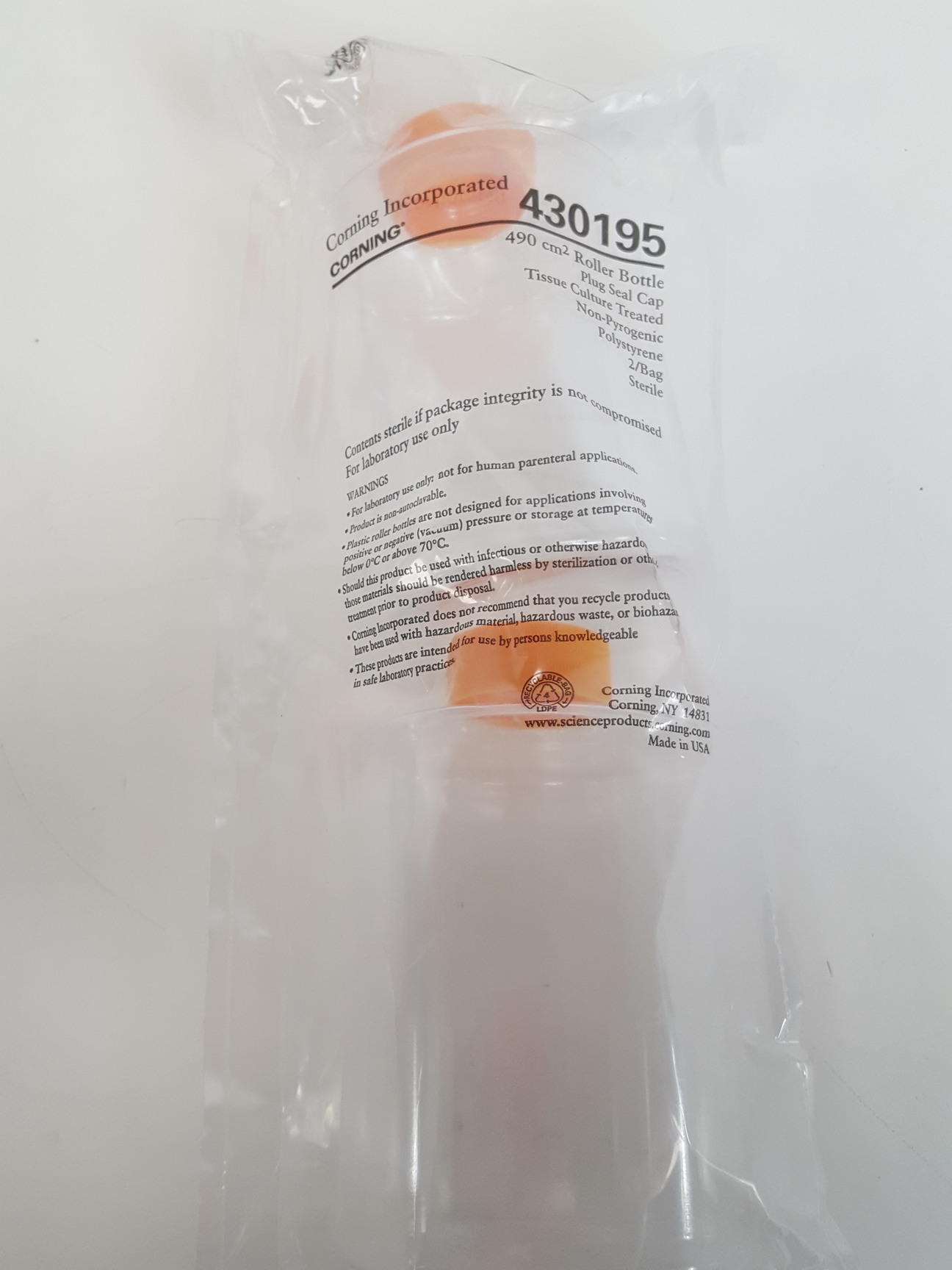 Image of Large Lot of Cell Culture Laboratory Plasticware - Plates, Flasks, Bottles, Caps