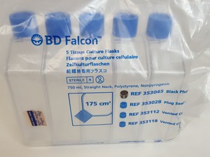 Thumbnail image of Large Lot of Cell Culture Laboratory Plasticware - Plates, Flasks, Bottles, Caps