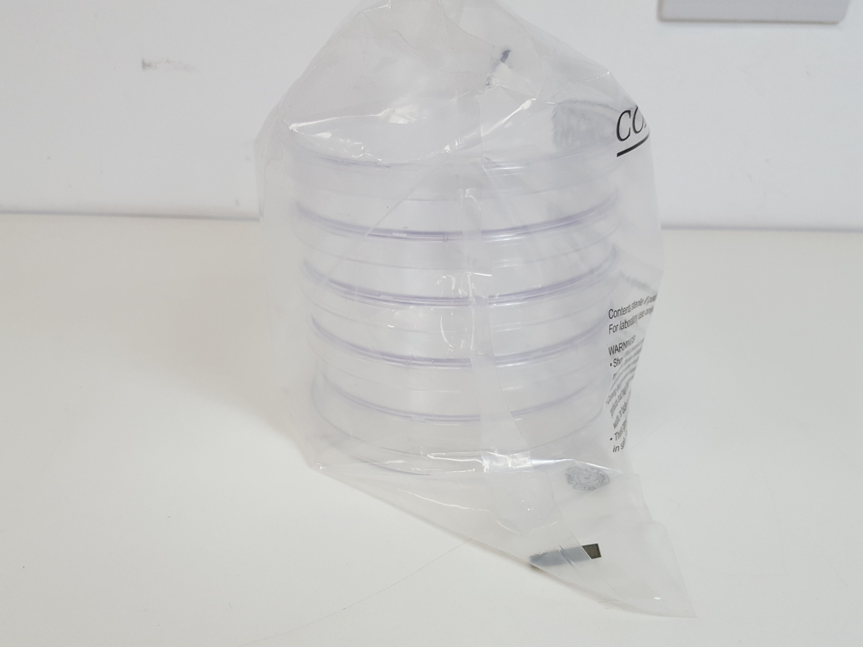Image of Large Lot of Cell Culture Laboratory Plasticware - Plates, Flasks, Bottles, Caps
