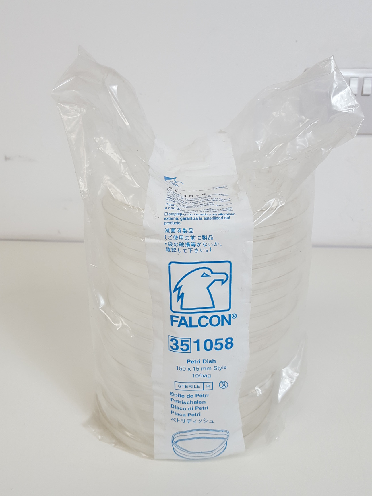 Image of Large Lot of Cell Culture Laboratory Plasticware - Plates, Flasks, Bottles, Caps