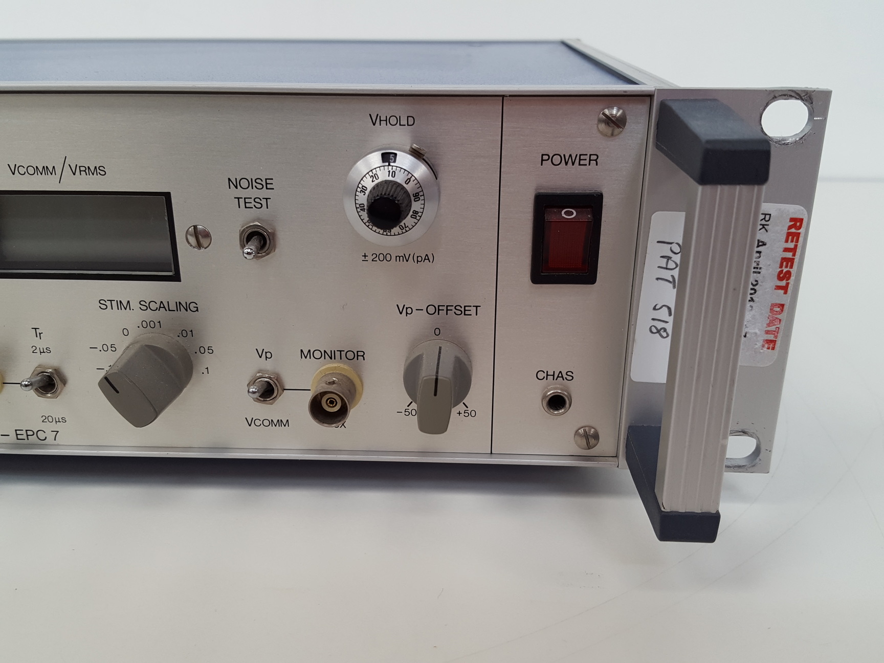 Image of HEKA EPC 8 & EPC 7 Patch Clamp Amplifiers with MC 8 Model Circuit Lab