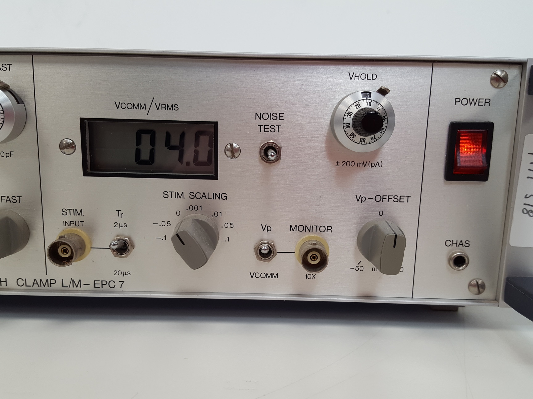 Image of HEKA EPC 8 & EPC 7 Patch Clamp Amplifiers with MC 8 Model Circuit Lab