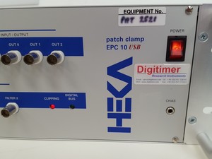 Thumbnail image of HEKA Elektronik EPC 10 Single Patch Clamp Amplifier with MC 10 Model Circuit Lab
