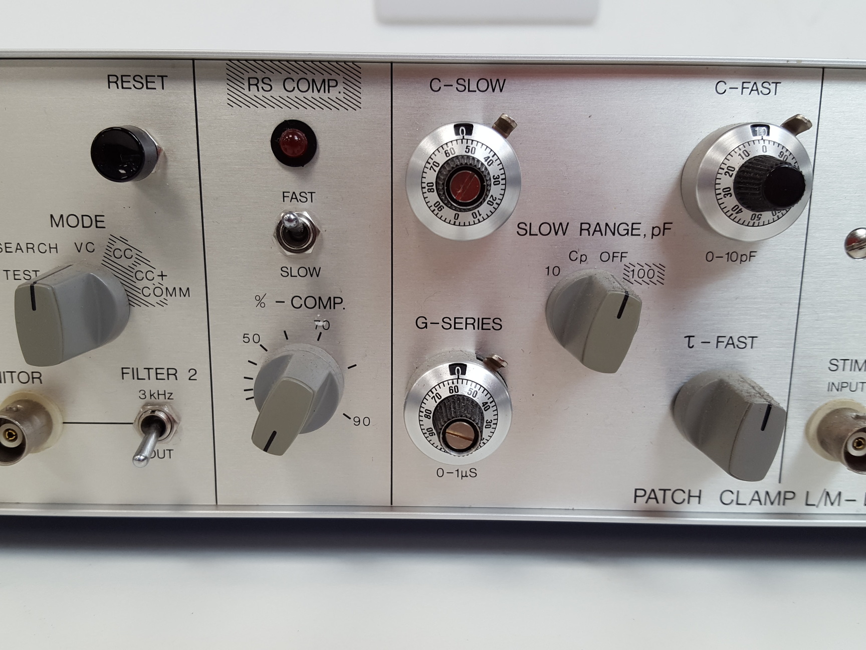 Image of HEKA EPC 7 Patch Clamp Amplifier with Probe Lab