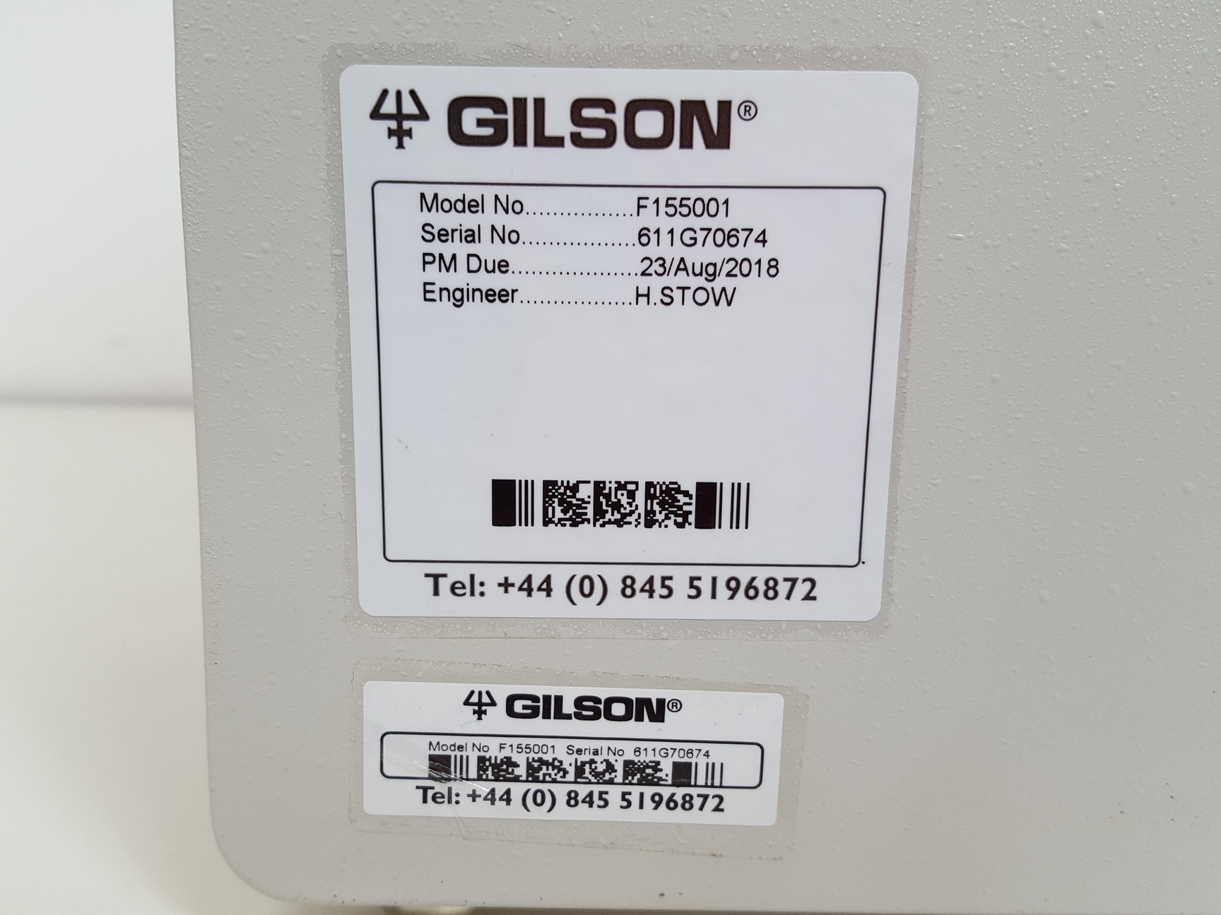 Image of GILSON Minipuls 3 Model: F155001 Peristaltic Pump Lab