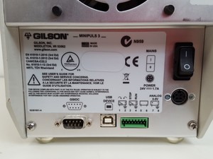 Thumbnail image of GILSON Minipuls 3 Model: F155001 Peristaltic Pump Lab