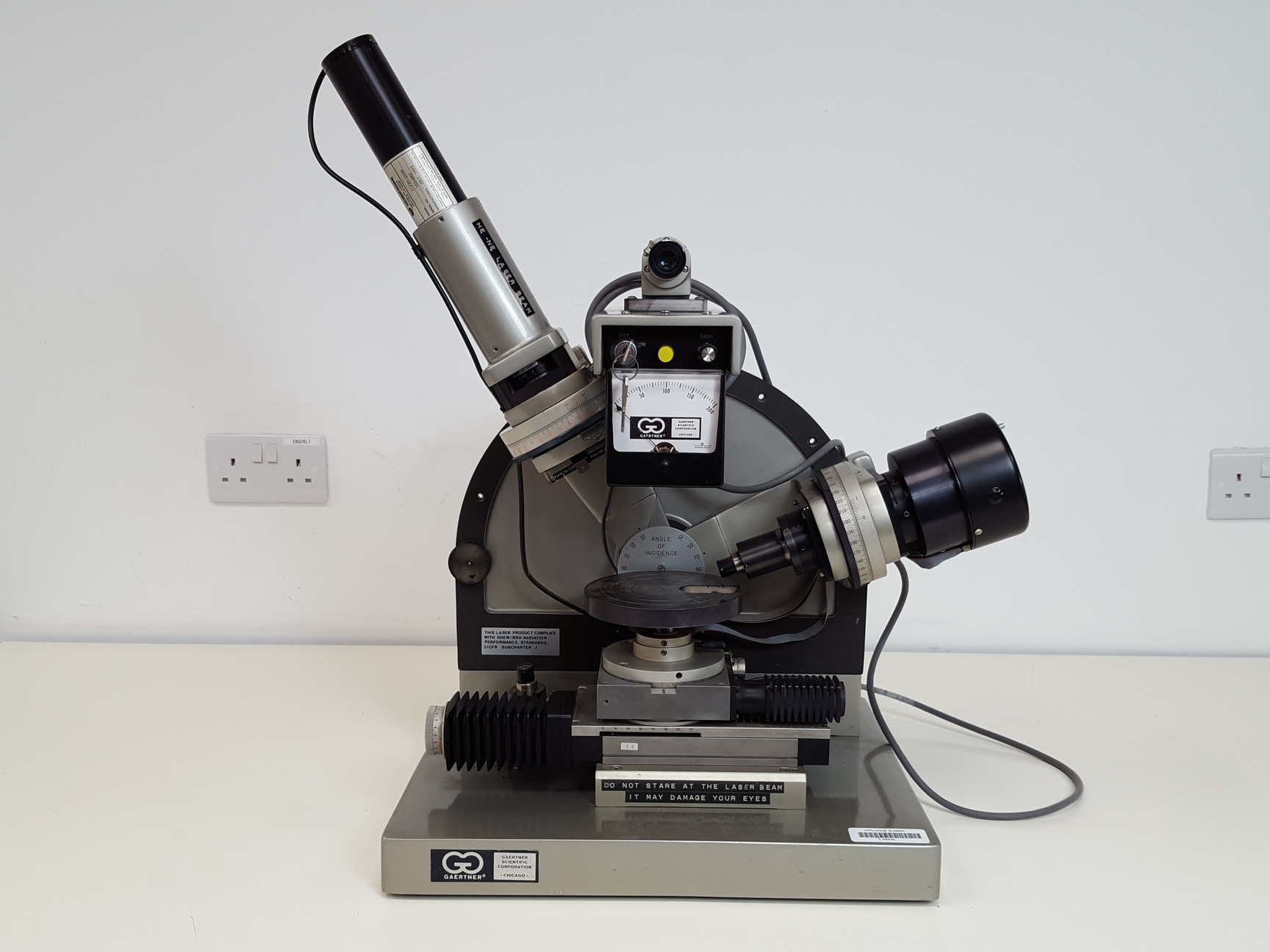 Image of Gaertner Auto Gain Ellipsometer L116B System w/ Hewlett Packard 9826 Computer