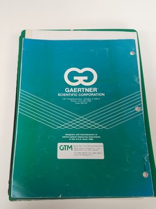 Thumbnail image of Gaertner Auto Gain Ellipsometer L116B System w/ Hewlett Packard 9826 Computer