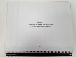 Thumbnail image of Gaertner Auto Gain Ellipsometer L116B System w/ Hewlett Packard 9826 Computer