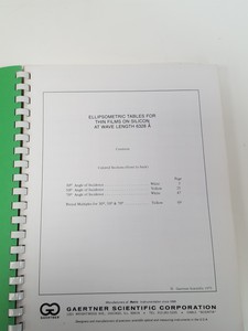 Thumbnail image of Gaertner Auto Gain Ellipsometer L116B System w/ Hewlett Packard 9826 Computer