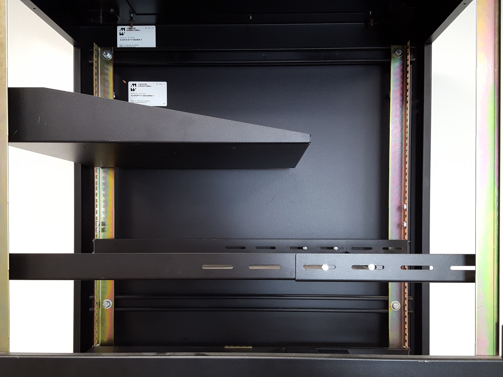 Image of 2 x Hammond Manufacturing 44U 19" Server Rackmount Cabinets