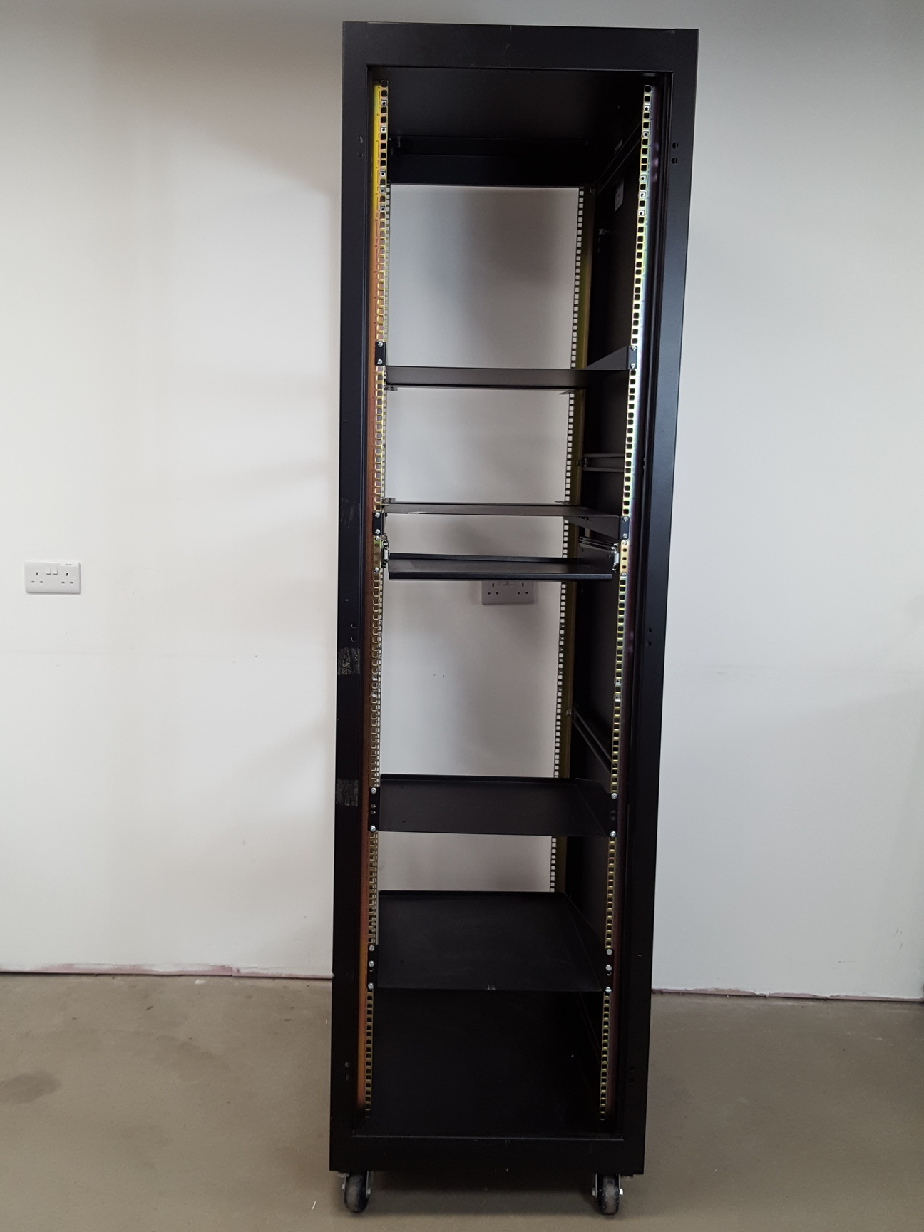 Image of 2 x Hammond Manufacturing 44U 19" Server Rackmount Cabinets