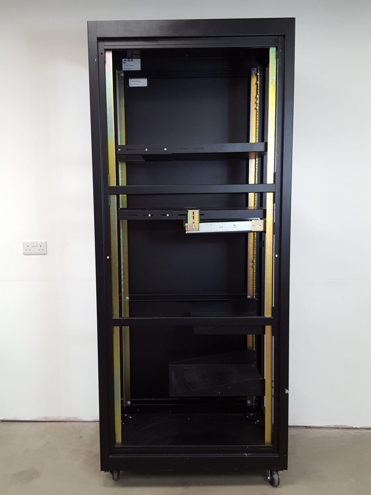 Image of 2 x Hammond Manufacturing 44U 19" Server Rackmount Cabinets