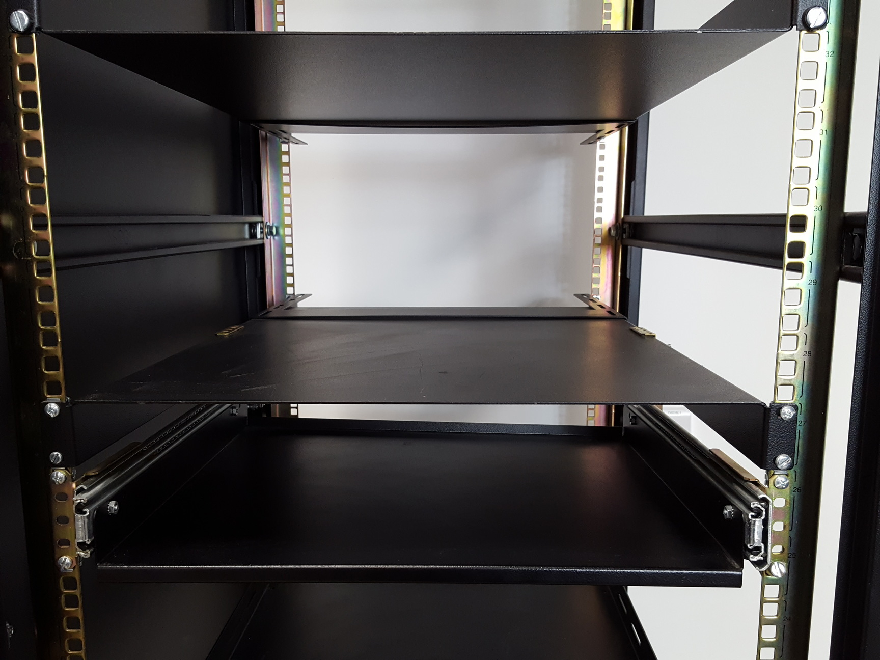 Image of 2 x Hammond Manufacturing 44U 19" Server Rackmount Cabinets