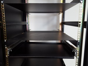 Thumbnail image of 2 x Hammond Manufacturing 44U 19" Server Rackmount Cabinets