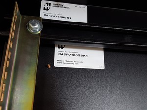 Thumbnail image of 2 x Hammond Manufacturing 44U 19" Server Rackmount Cabinets