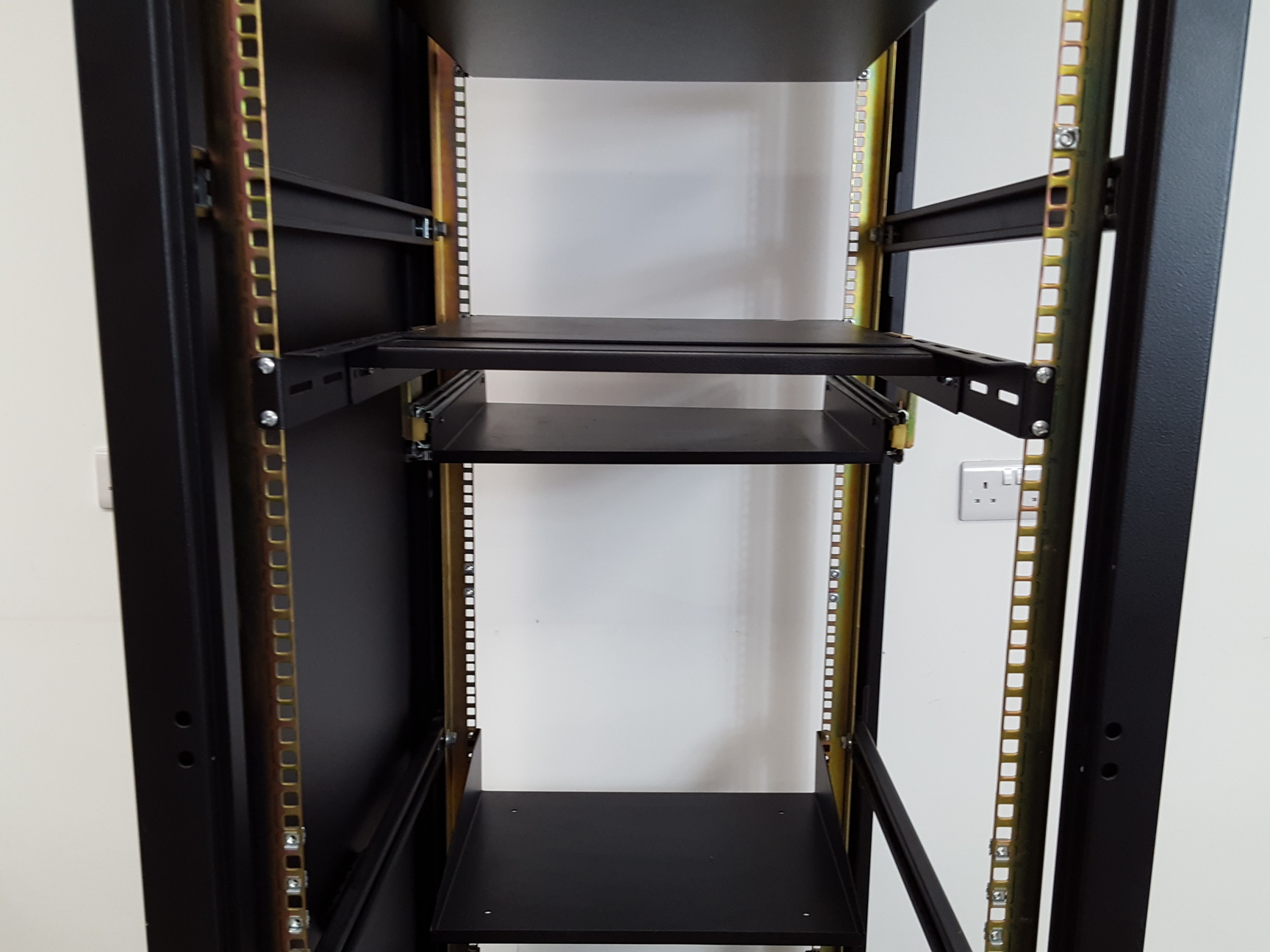 Image of 2 x Hammond Manufacturing 44U 19" Server Rackmount Cabinets