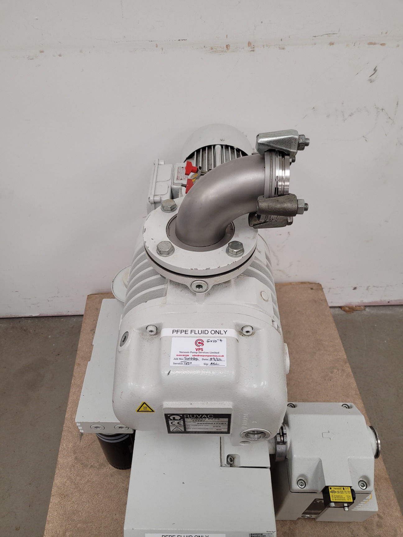 Image of Leybold Trivac Ruvac Pump System - CF 40-65, ARS 40-65, WS251 PFPE 11727 Lab