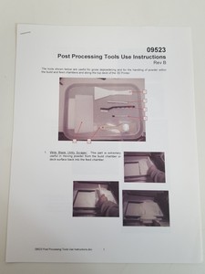 Thumbnail image of Z Corporation 310 Plus 3D Printer & Powder Recycling Station w/ Accessories