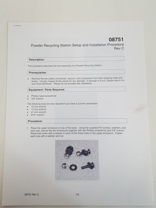 Thumbnail image of Z Corporation 310 Plus 3D Printer & Powder Recycling Station w/ Accessories