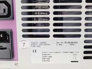 Thumbnail image of Grant GR150 R1 THERMO Recirculating Water Bath Chiller Lab 