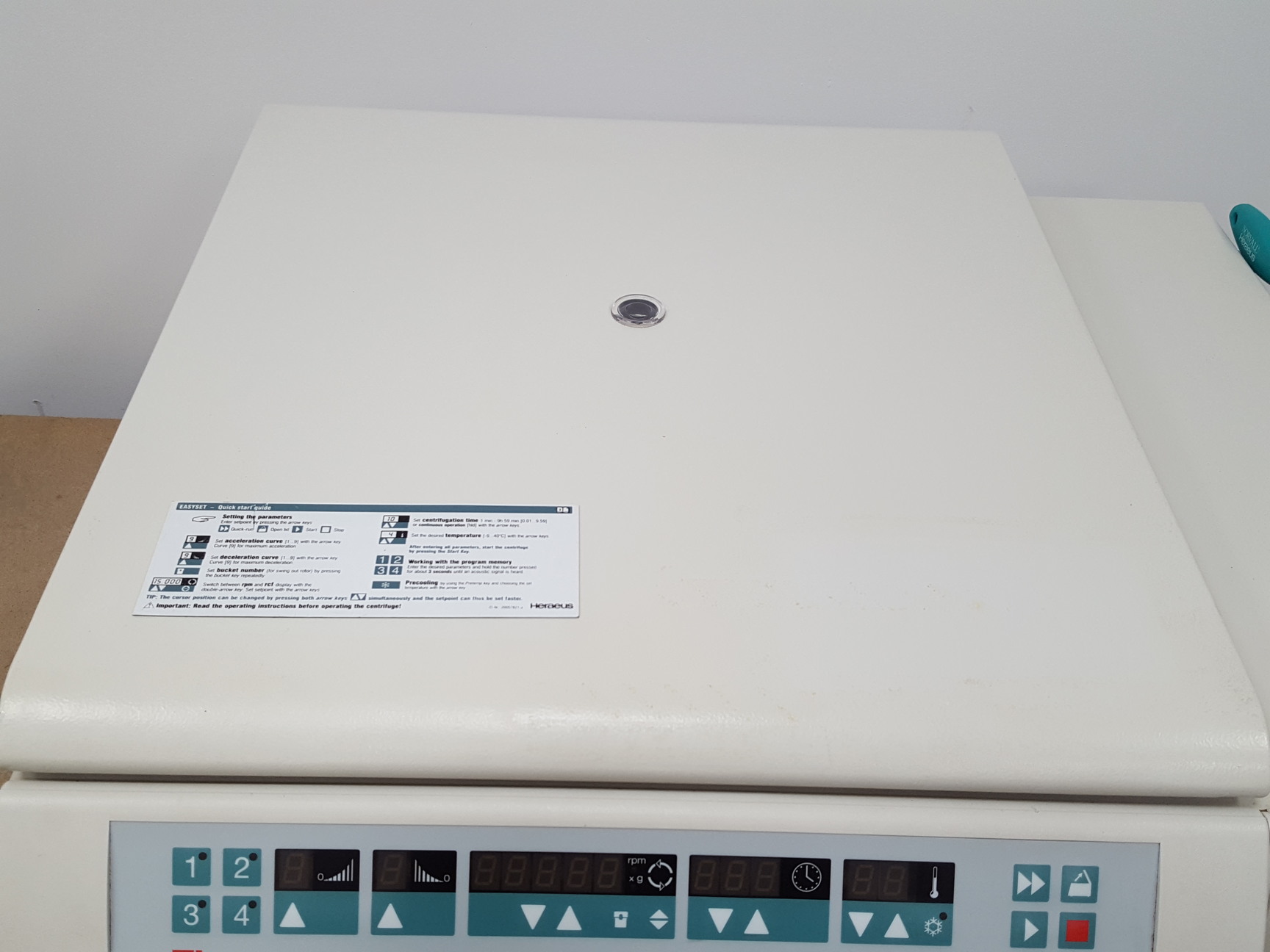 Image of Thermo Scientific Heraeus Multifuge 3SR+ Benchtop Centrifuge Lab