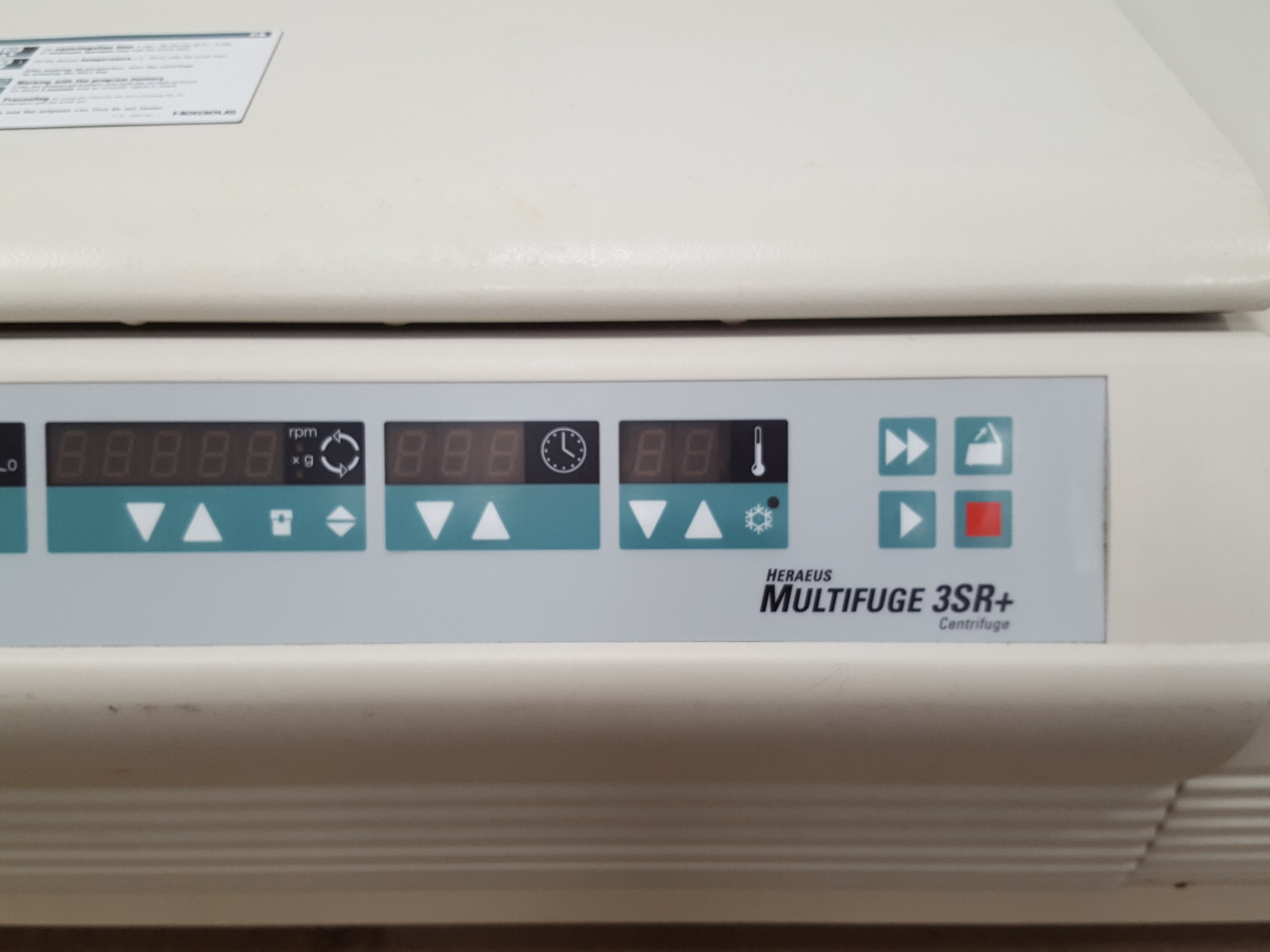 Image of Thermo Scientific Heraeus Multifuge 3SR+ Benchtop Centrifuge Lab