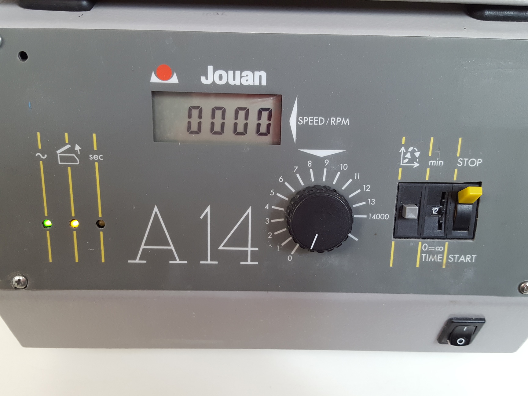 Image of Jouan A-14 Benchtop Laboratory Centrifuge Type: 11174542 with 14000rpm Rotor Lab