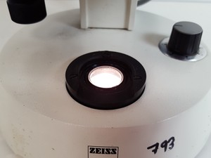 Thumbnail image of Carl Zeiss KF2 Microscope with 3 x Objectives - 10/0.22  160/- , Ph2  F40/0.65 
