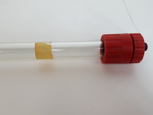 Thumbnail image of 7x Pharmacia Fine Chemicals Glass Chromatography Columns  1x22  1x37 5x107cm