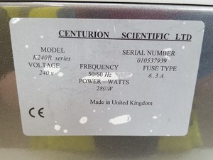 Thumbnail image of Centurion K2R Series Laboratory Centrifuge Model: K240R Lab