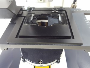 Thumbnail image of Leica DMRBE Fluorescence Trinocular Microscope & 4 x Objectives PL FLUOTAR Lab