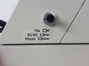 Thumbnail image of Leica DMRBE Fluorescence Trinocular Microscope & 4 x Objectives PL FLUOTAR Lab