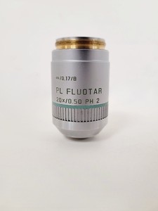 Thumbnail image of Leica DMRBE Fluorescence Trinocular Microscope & 4 x Objectives PL FLUOTAR Lab