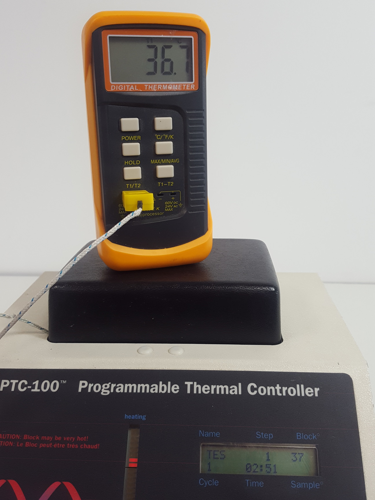 Image of MJ Research PTC-100 Programmable Thermal Controller Thermal Cycler PCR Lab