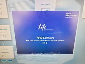 Thumbnail image of Applied Biosystems 7500 FAST Real-Time PCR System w/ PC & Software Lab 