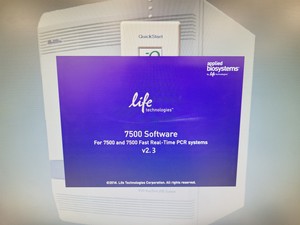 Thumbnail image of Applied Biosystems 7500 FAST Real-Time PCR System w/ PC & Software Lab 