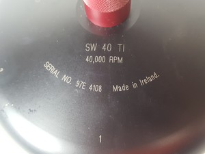Thumbnail image of Beckman S 40 TI 40000rpm Swinging Bucket Rotor Lab