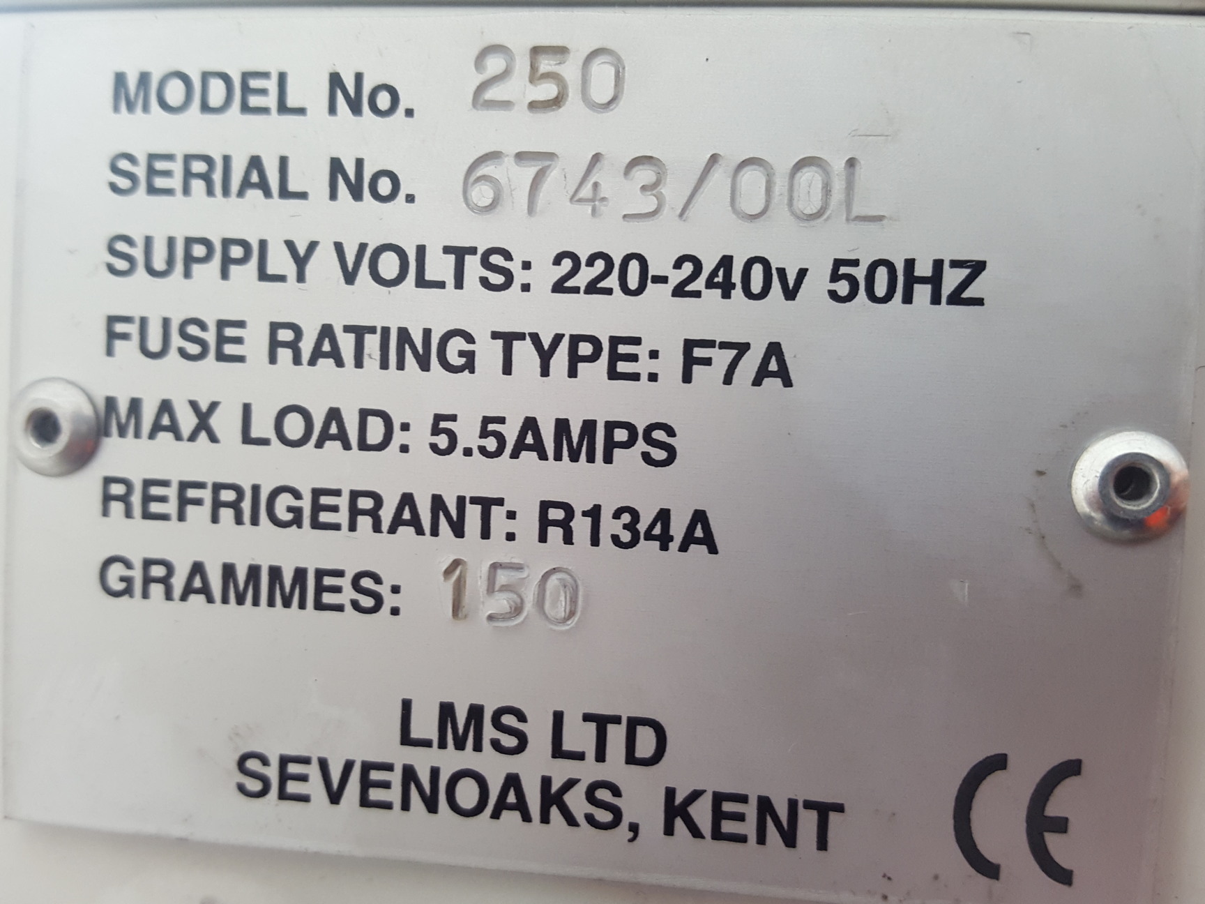 Image of LMS Model 250 Cooled Laboratory Incubator Series 1 250 A Lab