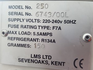 Thumbnail image of LMS Model 250 Cooled Laboratory Incubator Series 1 250 A Lab