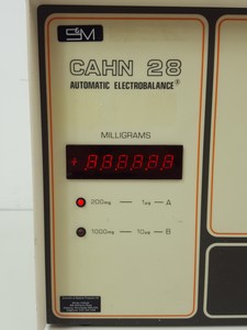 Thumbnail image of S&M CAHN 28 Automatic Electro Microbalance Model 10028E Lab