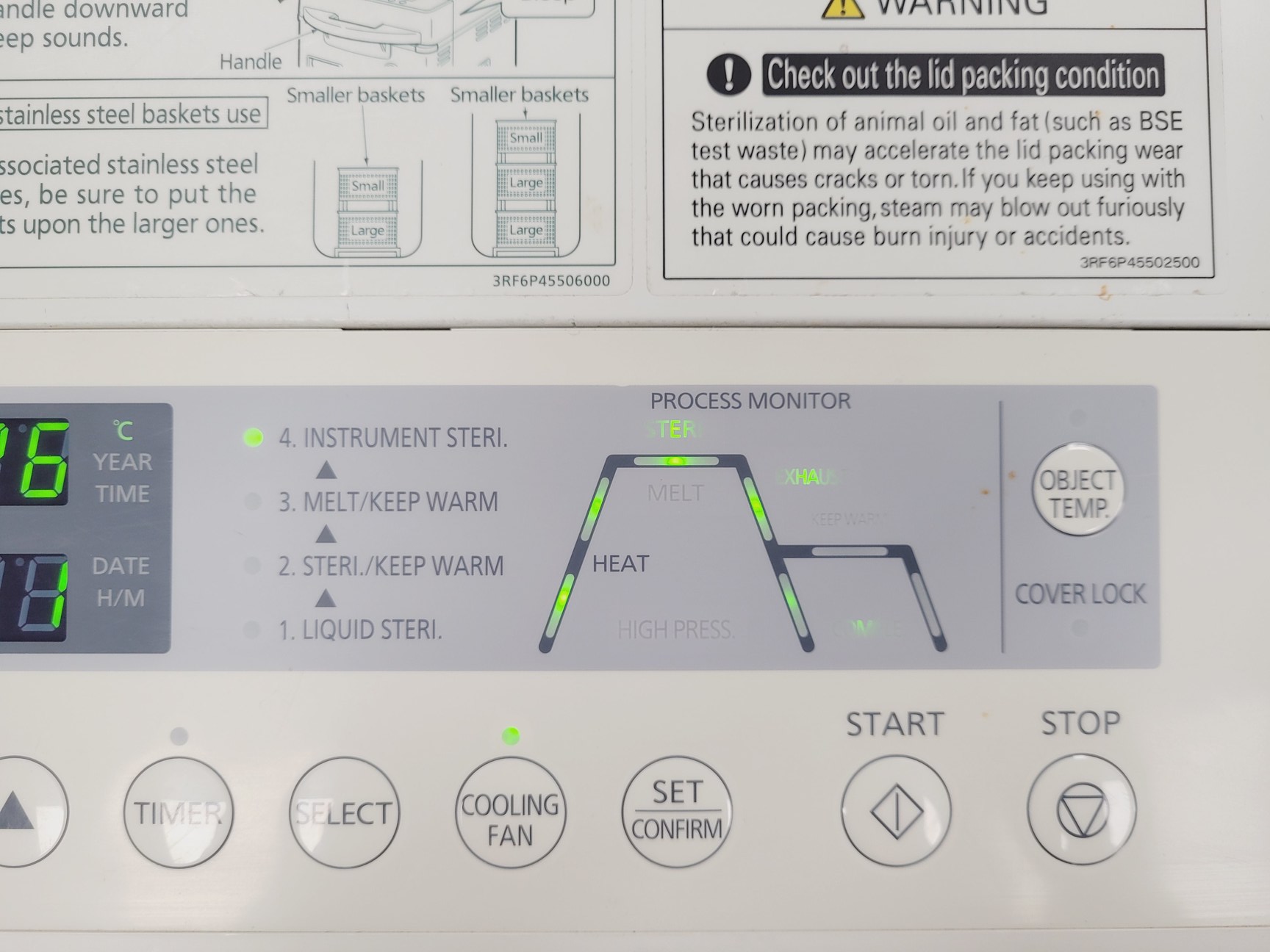Image of Panasonic MLS-3751L High Pressure Steam Top-Loading Autoclave Lab