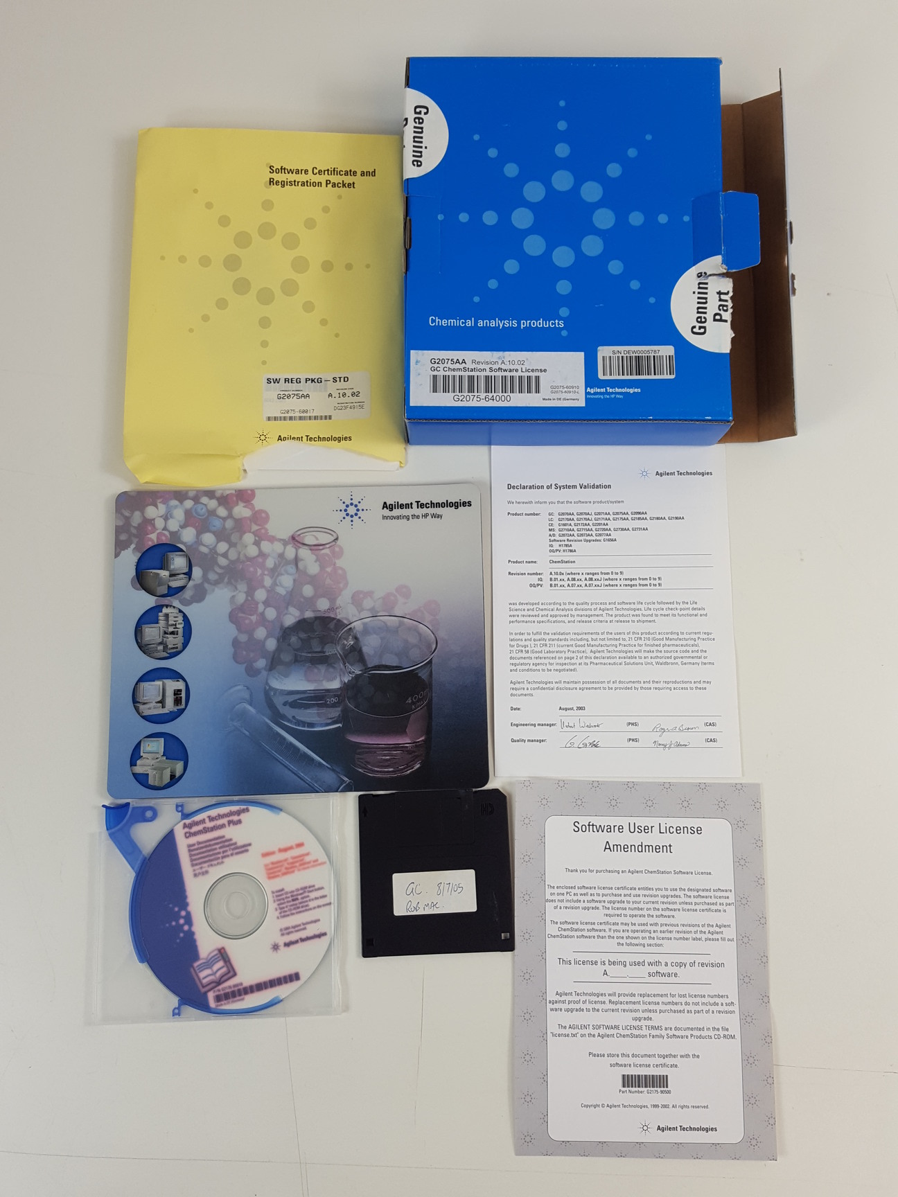 Image of Agilent Network GC System Gas Chromatograph 6890N + Software - 7683B G2913A  Lab