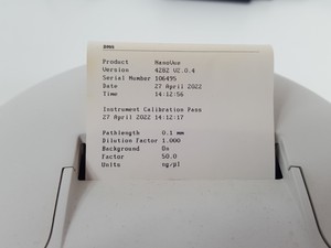 Thumbnail image of GE Nanovue Spectrophotometer Model No. 28923215 V2.0.4 Lab