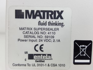 Thumbnail image of Matrix Super Sealer, Cat No 4110 for Plates, Blocks and Tubes Lab