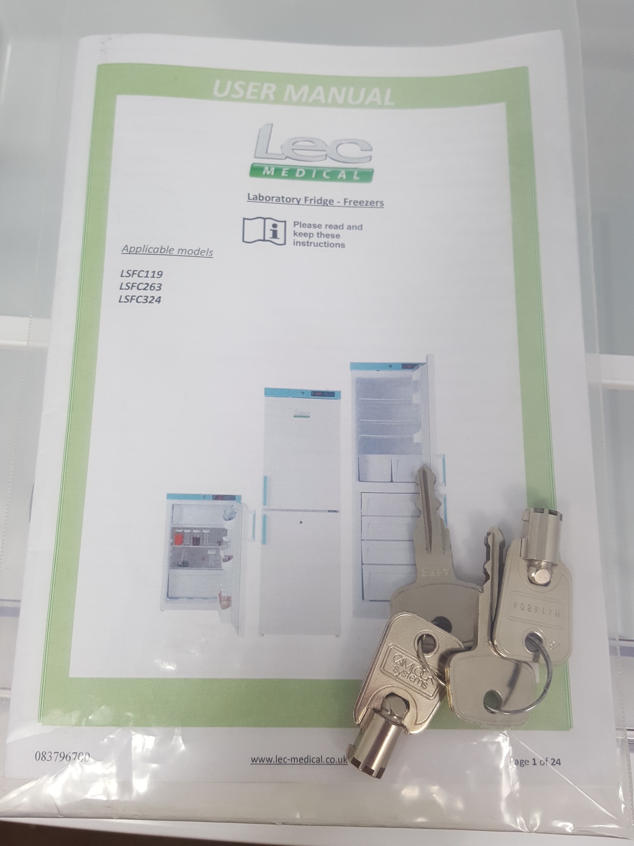 Image of LEC Fridge Freezer Mod No. LSFC263 Lab