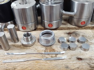 Thumbnail image of RIIC Research & Industrial Instruments Company 30 Ton Press C-30 & Accessories