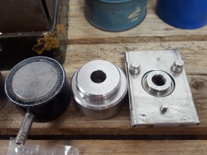 Thumbnail image of RIIC Research & Industrial Instruments Company 30 Ton Press C-30 & Accessories