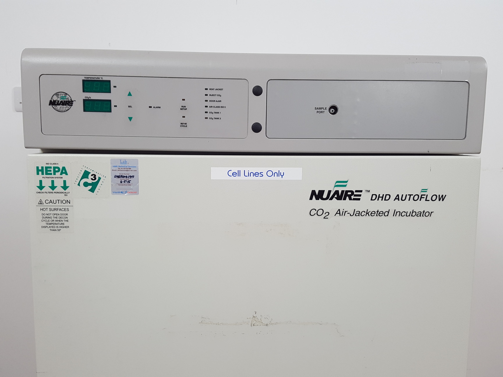 Image of Nuaire Co2 Air Jacketed Automatic Incubator NU 5510 E Lab Faulty CO2 Sensor