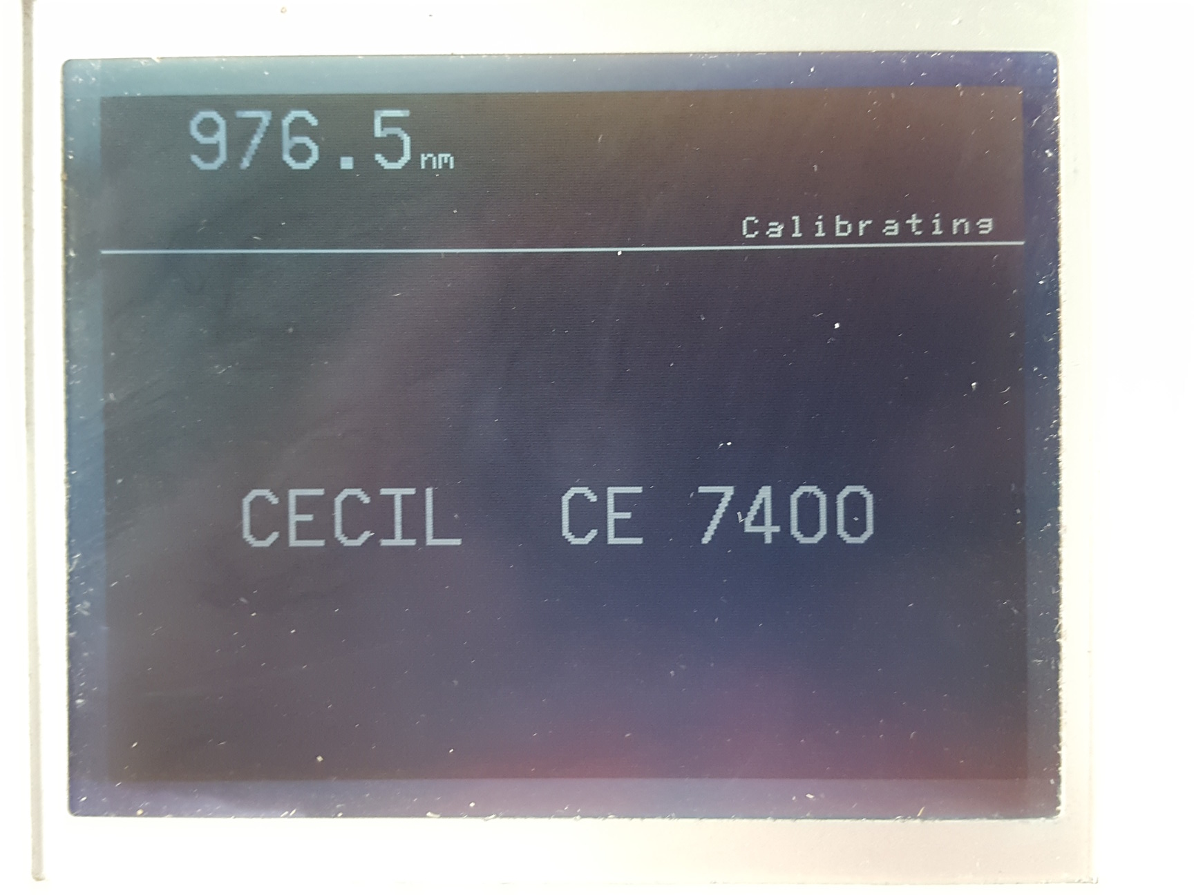 Image of Cecil CE 7400 UV Visible Spectrophotometer Lab